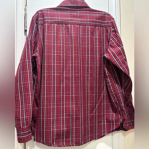 NordicTrack long sleeved plaid shirt good used condition 💖 - Picture 5 of 8